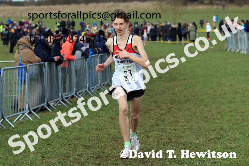 Boys Under-15s 2024 Northern Cross Country Champs., Sedgefield. Photo: David T. Hewitson/Sports for All Pics